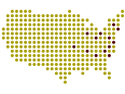 Map of Stark Truss locations across the Eastern United States